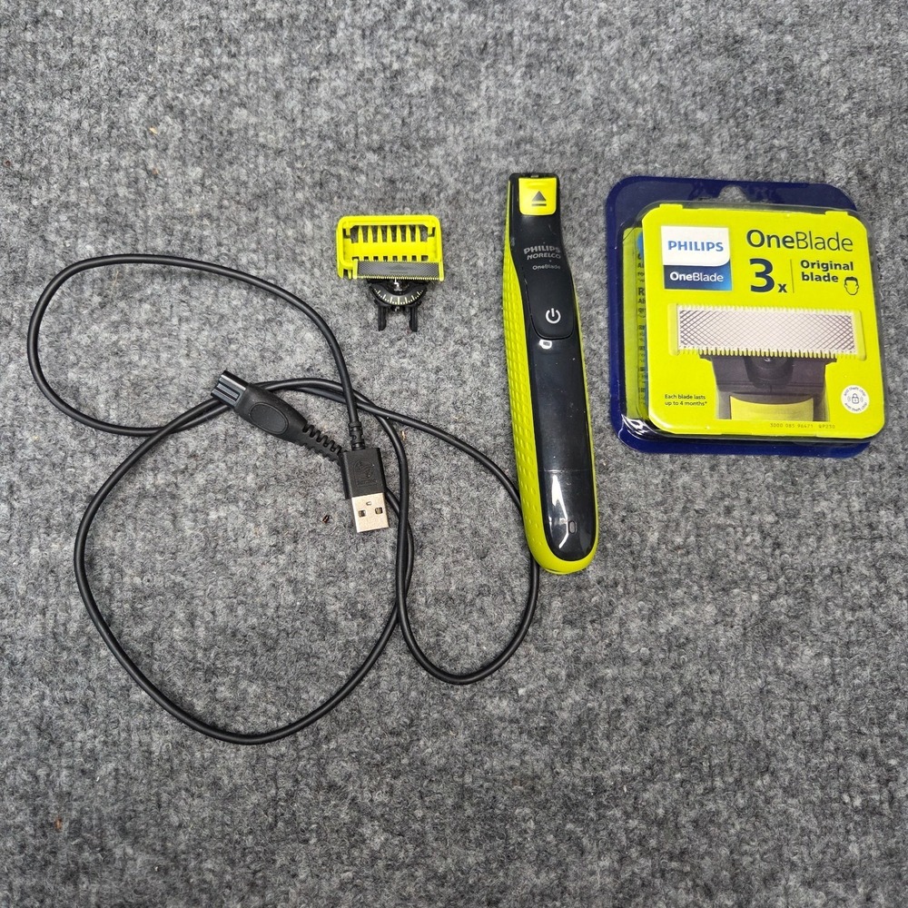 Philips Norelco OneBlade 360 QP2724/90 Beard Trimmer Body Rechargeable + Extras